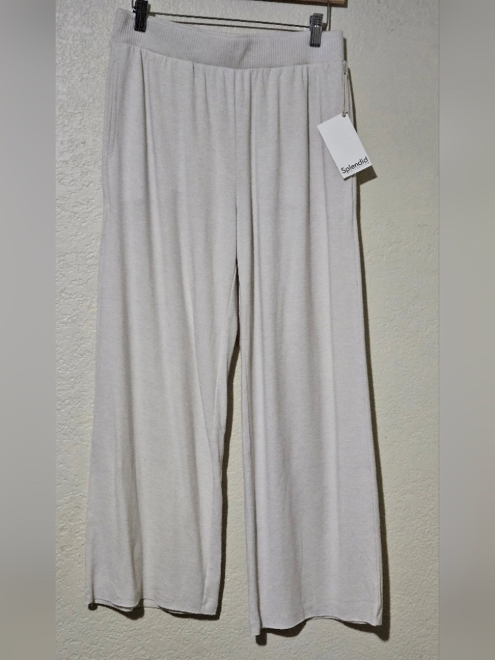 Splendid Brooke Sweater Pants Ivory Small